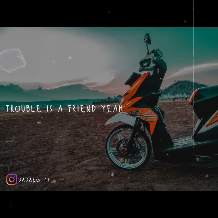 Story WA babylook keren 'Trouble is a friend'