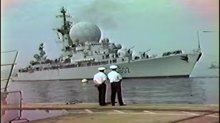 15 mai 1988 - Retour de la Frégate Lance-Missiles Suffren à Toulon après la mission Prométhée