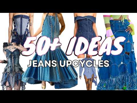 50+ Ways to Upcycle Old Jeans into Something New When You're Bored