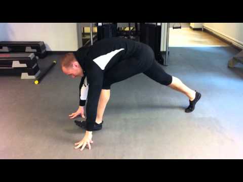 Dynamic hamstring stretches