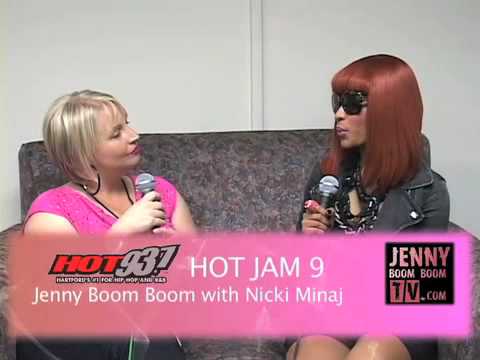 JENNY BOOM BOOM FROM HOT 93.7 INTERVIEWS NICKI MINAJ!