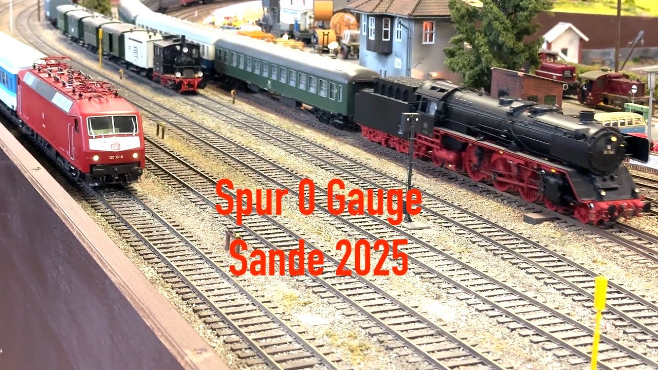 Gauge 0 Model Railway Operation Weekend in Sande 2025