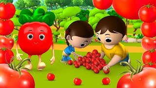 Aaha Tamatar Hindi Rhymes - 3D Cartoon Nursery Rhymes Compilation for Children | आ हा टमाटर