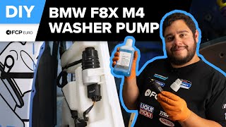 BMW F82 M4 Windshield Washer Pump Replacement DIY (2015-2021 BMW F80 M3, F83 M4, F87 M2)