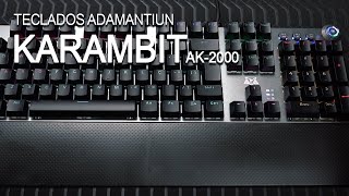 Teclado Mecânico Gamer Adamantiun Karambit AK-2000 Led abnt2 Full Anti-Ghosting Apoio Magnético screenshot 4