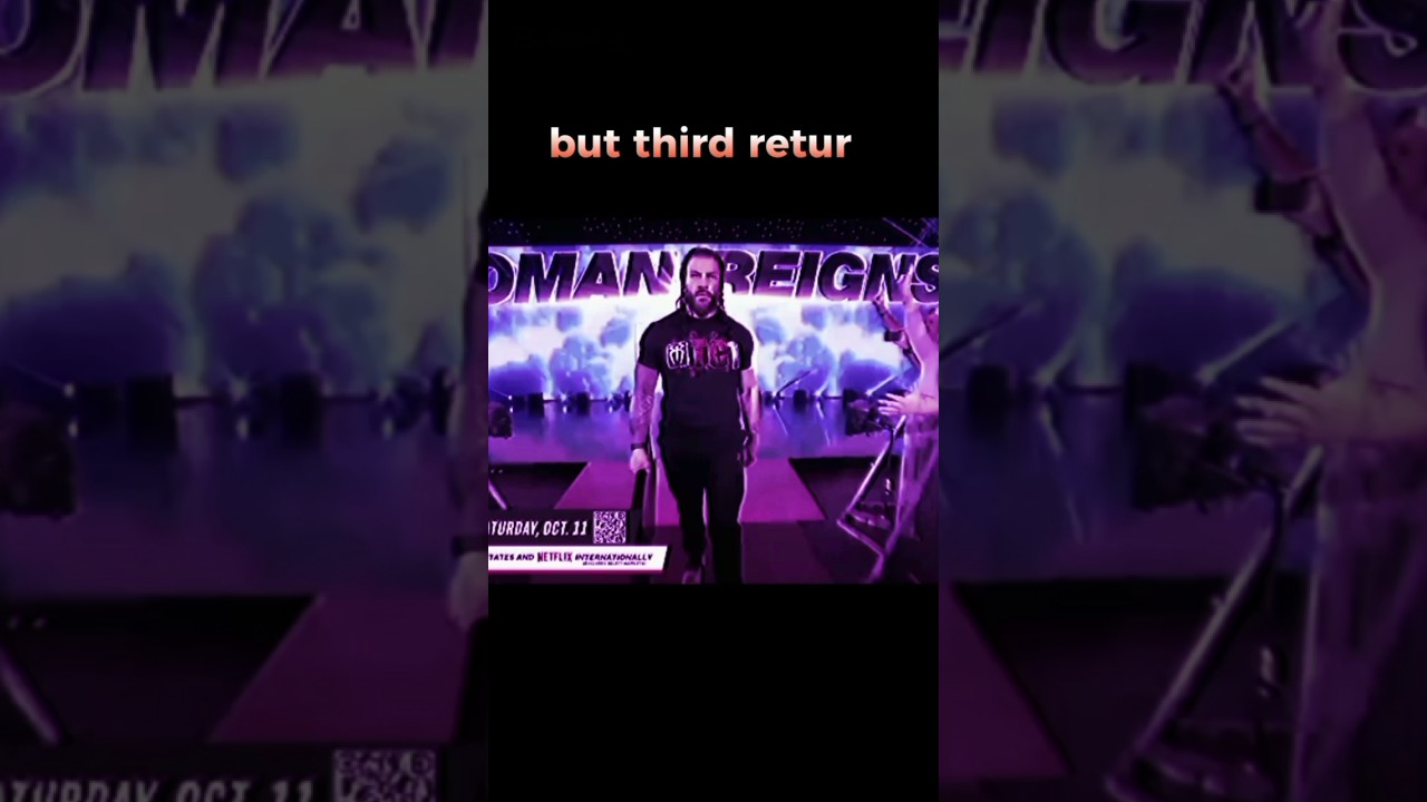Roman reigns all return 2025