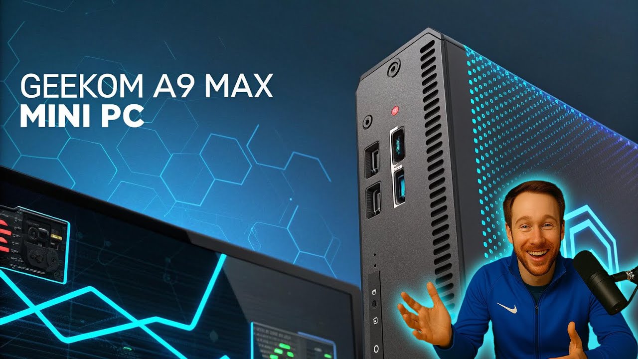 Обзор Geekom A9 Max: мини-ПК, который играет как полноценный настольный компьютер!