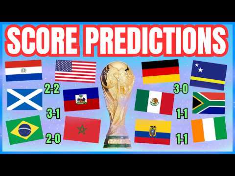 Video FIFA World Cup *2026* Score Predictions (Group Stage Week 1)