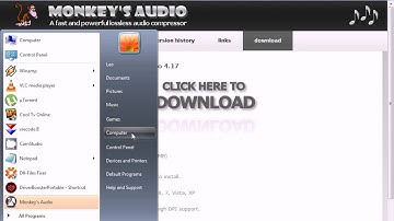 Winamp Work with files APE.