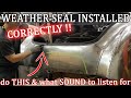 How To Install a Weather Seal - Ep.50 | 1940 Ford Inspired Hardtop Coupe Build