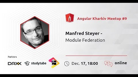 Manfred Steyer (@ManfredSteyer) – Module Federation