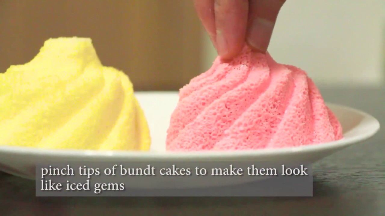 RECIPE: Peanut Butter and Jam Iced Gem Chiffon Cakes