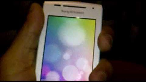 sony xperia x8 with (HTC SENSE UI)