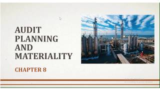 Overview Chapter 8 - Audit Planning \u0026 Materiality