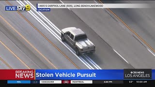 Stolen truck pursuit out of Lakewood ends in Norwalk crash
