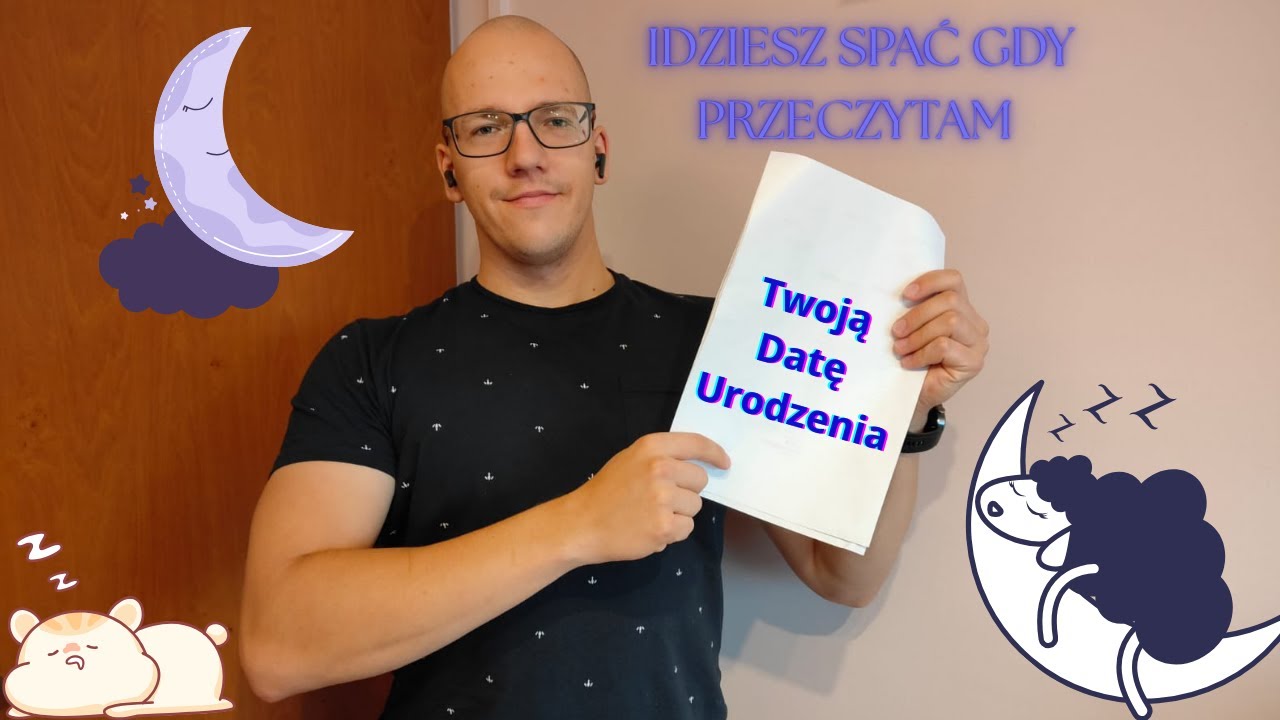 ASMR Idziesz spać gdy przeczytam Twoją datę urodzenia (Szept Po Polsku)