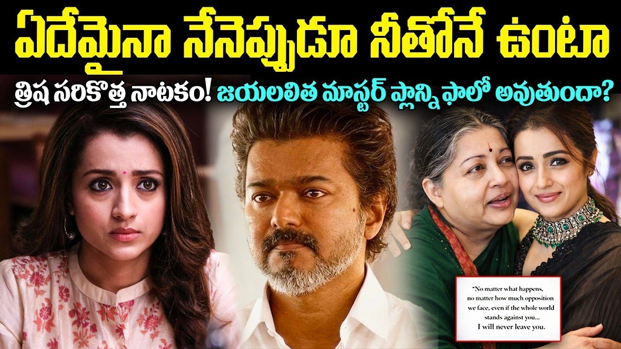 మొత్తానికి ఇద్దరి ఆసలు రూపం బయటపడింది పెళ్లి చేసుకోవడం కోసమే త్రిష విజయ్ నాటకం! ప్లాన్ cr Voice