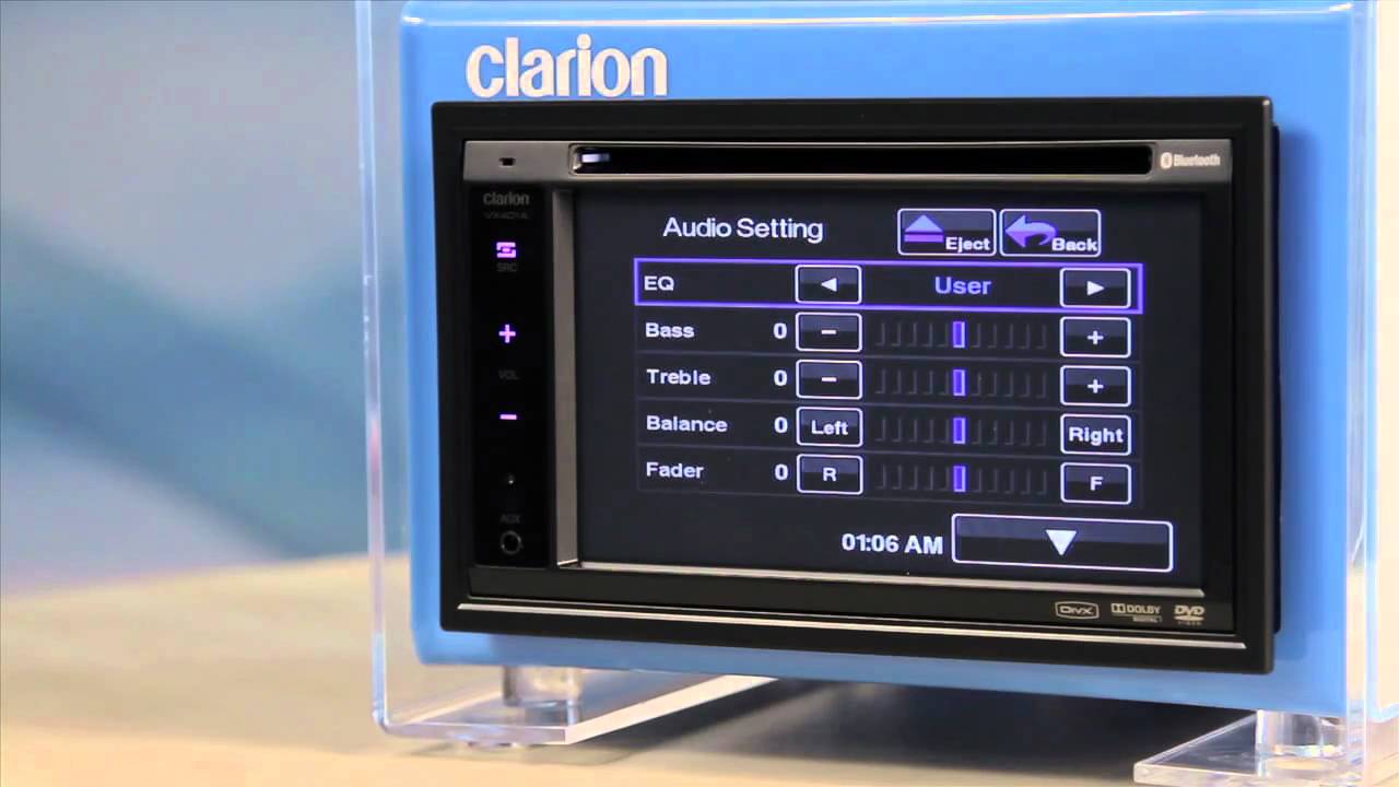 Clarion VX401 - 5. Audio Settings.mov - YouTube