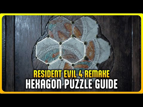 Resident Evil 4 remake hexagon stone pedestal puzzle solution guide -  Polygon