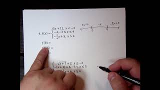 Evaluating Piecewise Functions
