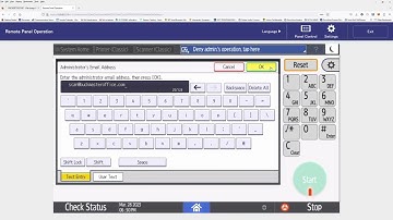 Ricoh Scan to Email Configuration