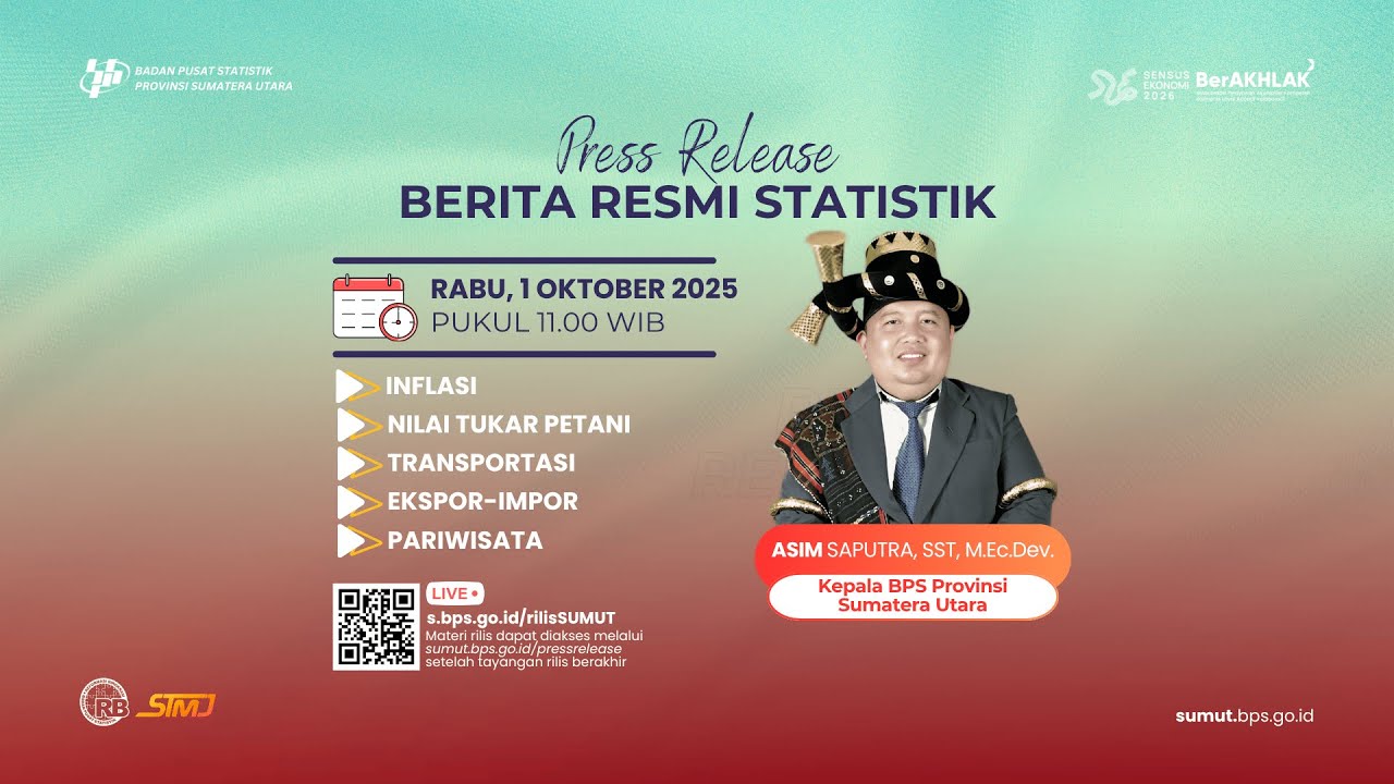 Rilis BRS Sumut 1 Oktober 2025