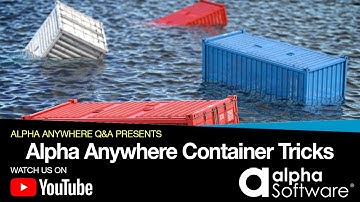 Learn how to get the best UI layouts with various container types in Alpha Anywhere 2022 Dec 07