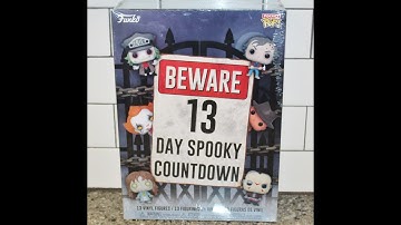 Funko Advent Calendar: 13 Day Spooky Halloween Countdown Box Opening & Review