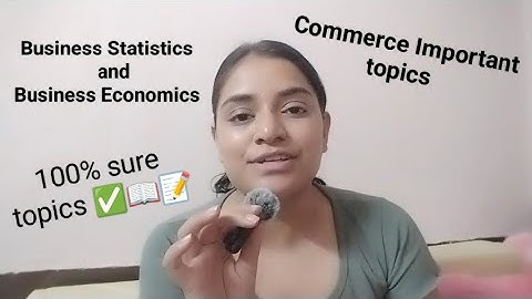 100% Sure Topics in Business Statistics and Economic ✅📖📝| UGC NET exam| Commerce