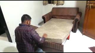 3fold 2seater single sofa bed sofa cumbed screenshot 1
