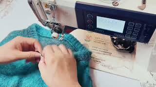 Care label & main label sewing for bulk production~#gradient  #sweaters