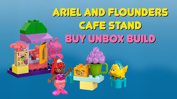 LEGO Duplo Ariel and Flounder’s Café Stand | Unboxing & Real-Time Build