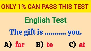 Mixed English Grammar Test 🌟 if you Pass this Test, your English is absolutely 100% superb