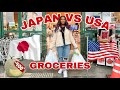 JAPAN VS USA GROCERY SHOPPING! 40$ MELON? CRAZY