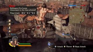 Attack on Titan Wings of Freedom Eren DLC Mission Attack on Titan Wings of Freedom Eren DLC Mission
