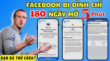 Hướng Dẫn Mở Khóa Facebook Bị Đình Chỉ 180 Ngày | Cách Lấy Lại Facebook Mới Nhất [ Test Thực Tế ]