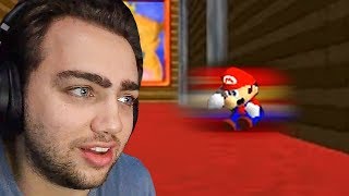 Mizkif Reacts to [TAS] Super Mario 64 "16 Stars" in 13:28