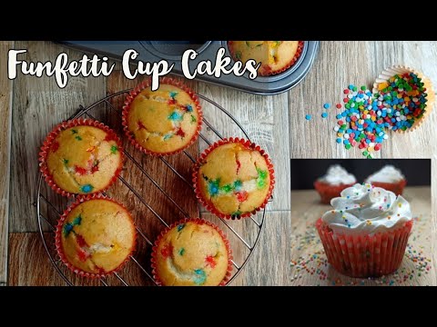 How to Make Funfetti Cupcake Recipe with Vanilla Buttercream Frosting