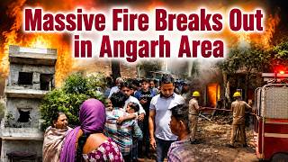 Massive Fire Breaks Out in Angarh Area; Two Women Severely Burned