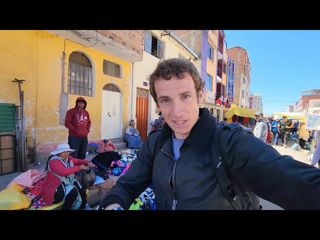 Travel vlog - Exploring The Street Markets of Puno with Locals 🛒 Bonus Condor Side Quest 🇵🇪 vlog