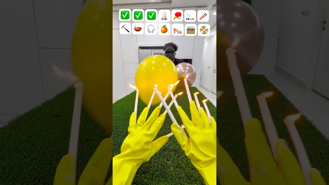 Fantastic Asmr Balloons Catch Challenge:All Balloon Can popping?😰