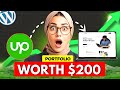 Build Upwork Client Website in JUST 5 Minutes Worth $200 | WordPress | Portfolio