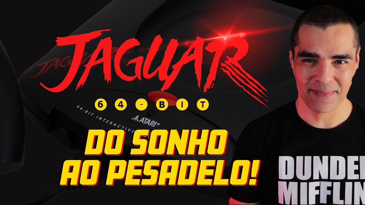 A DRAMÁTICA História do Jaguar da Atari! ABSOLUTAMENTE NADA deu certo! 😲😂