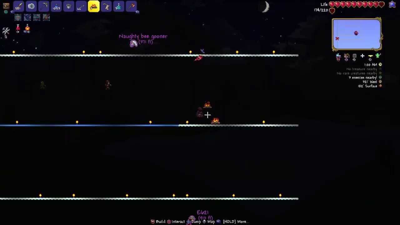 Terraria 3 guys one skyblock