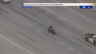 Police chase: Authorities in pursuit of suspect in Santa Clarita