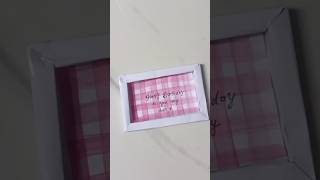 DIY Easy Photo Frame Idea #shorts #craft #paperframe #viralvideo