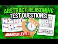 ABSTRACT REASONING TEST Questions & Answers! (ADVANCED LEVEL!) HOW to PASS with 100%!