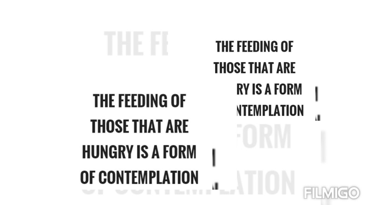 feed the hungry YouTube