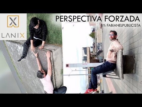 Perspectiva forzada (ilusión óptica) - #RetoLanix #2