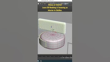 Learn 3D Modeling & Texturing an Interior in 3dsmax. #3d #tutorial #interiordesigning